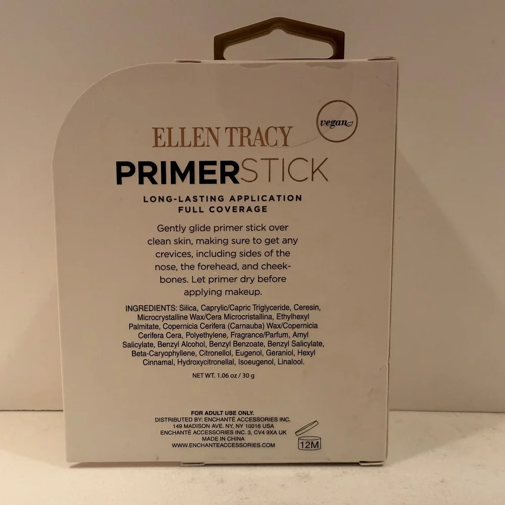 Ellen Tracy Primer Stick (1.06 Oz) Full Coverage Mattifying Long Lasting Smooth